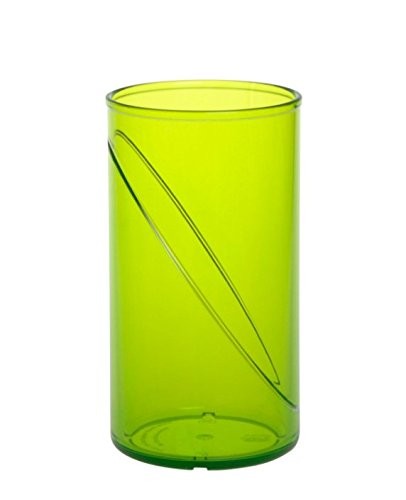 Water glass 0,25l SAN of plastic reusable