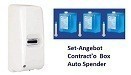 Set Angebot Spender Contract'o Box Auto mit 3 Packungen Antiseptic Seife Hyprom SA  0750-002,0800-201