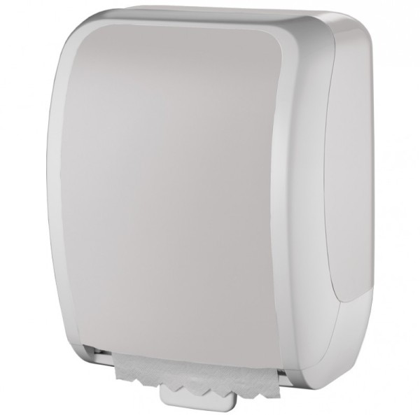 Metzger COSMOS lockable paper towel dispenser made of ABS plastic in white JM-Metzger GmbH COSMOS-3050