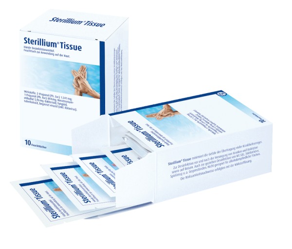 Sterillium® Tissue Hände Desinfektionstücher für unterwegs Paul Hartmann Ges.m.b.H.  9810812