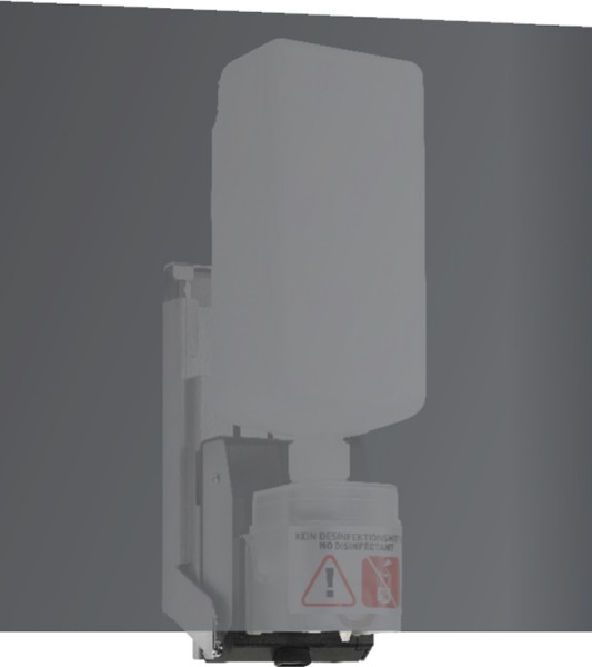 Wagner-EWAR WP174e-2 Sensor-Seifenspender hinter Spiegel 950ml Edelstahl matt Flüssigseifen Nachfülbar Seife Hygiene Waschraum