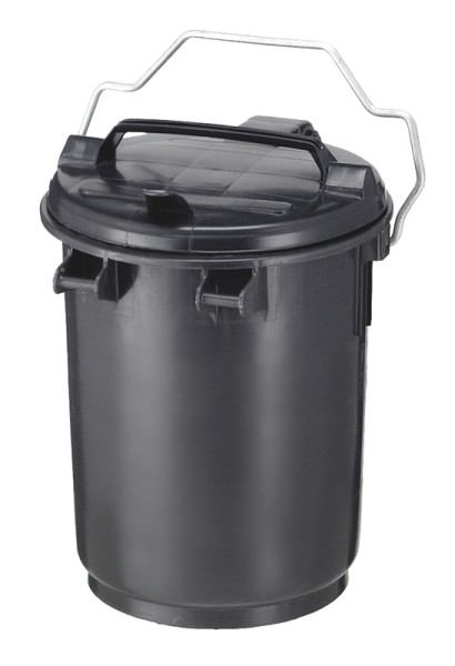 Abfallbehälter 35 Liter aus Kunststoff Dunkel Grau   47524856