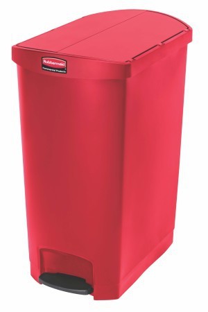RUBBERMAID Slim Jim® Kunststoff-Tretabfallbehälter mit Pedal an der Schmalseite 90 L Rubbermaid RU 1883553