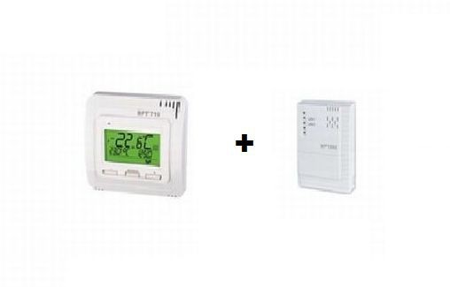 Elbo-Therm thermostat with receiver surface-mounted for heating system BPT001