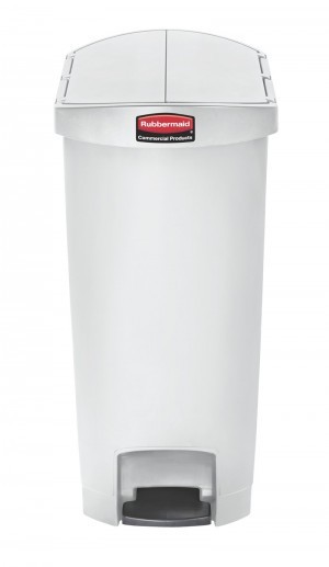 RUBBERMAID Slim Jim® Kunststoff-Tretabfallbehälter mit Pedal an der Schmalseite 50 L Rubbermaid RU 1883459