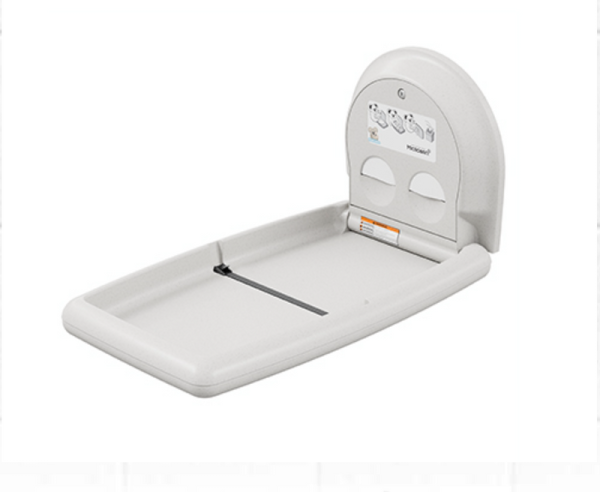 Changing table unfolded white