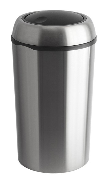 Round waste bin with swing lid, 75 litres   VB 404515