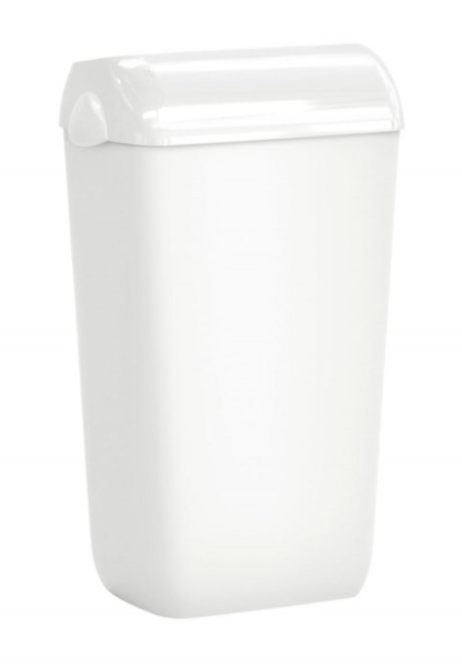 Weißer Mülleimer mit Kippdeckel aus Kunststoff 23 L Marplast MP740