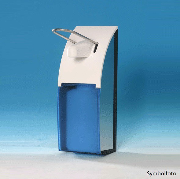 Metzger dispenser 0,5l with blue cover - for liquid soaps, lotions, disinfectant JM-Metzger GmbH  HS500GB,HS500AL,HS500KS
