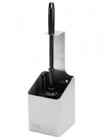 Stainless steel AFP-C toilet brush holder open, WBU 2 E Valera 21336600 AFP-C