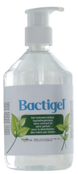 Bactigel Desinfektionsmittel 0,5 Liter (A/H1N1 - HIV) mit Glycerin  BACTIGEL500MLAN