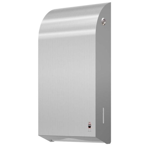 Dan Dryer paper towel dispenser made of brushed stainless steel for 400 paper towels Dan Dryer A/S  286