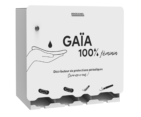 GAIA Damenhygienespender für Binden aus Metall Rossignol 51920