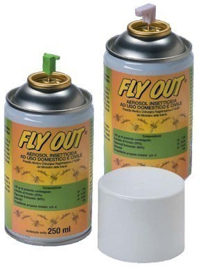Spray-Insektizid Insektenvernichter Nachfüllung 250 ml EXTRA STRONG Fly OUT 