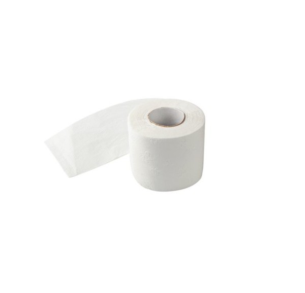 Toilettenpapier 2-lagig aus Zellstoff in hochweiß 250 Blatt 9x8 Rollen/Pack
