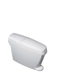 Damenhygienebehälter - 15 Liter - Platzsparendes Fassungsvermögen Pelsis FHB15W,FHB15G