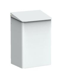 MediQo-line waste bin for wall mounting 15 liters made of brushed stainless steel or aluminium MediQo-line 8220,8225,8230