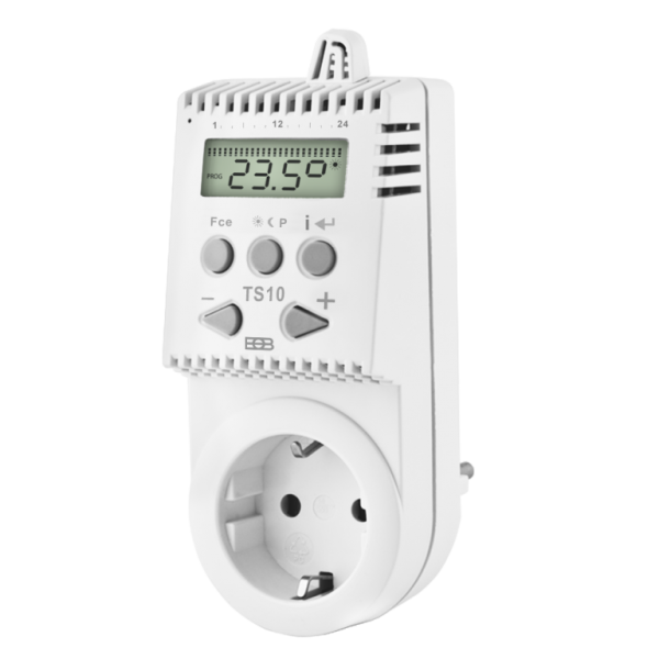 Elbo Thermostat TS10 mit Temperatur- und Zeiteinstellung 
