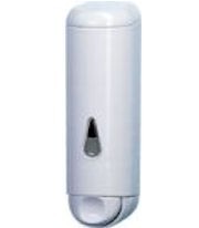 White plastic soap dispenser with push button for refilling 0.25L Marplast S.p.A.  MP60511WIN