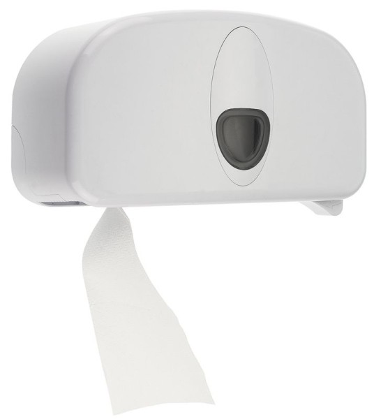 PlastiQline 2020 toilet paper dispenser made of plastic for 2 standard rolls PlastiQline 2020 3200