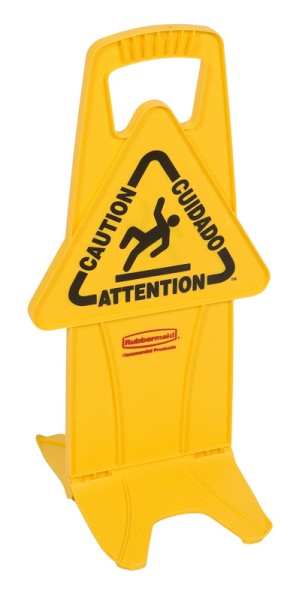 Steady safety sign, Rubbermaid yellow Rubbermaid  VB 222909