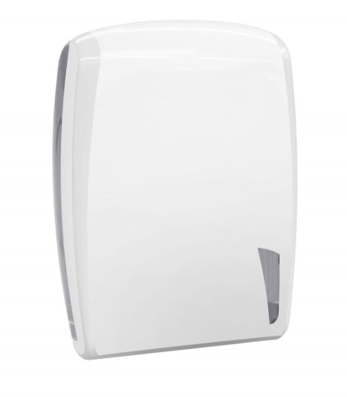 White paper towel dispenser C folding form compact Marplast MP 949