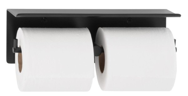 Bobrick B-540.MBLK toilet paper dispenser for 2 paper rolls side by side wall mounted