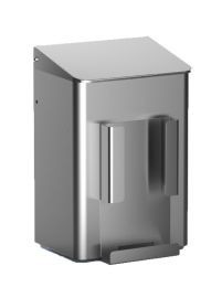 MediQo-line Hygiene Abfallbehälter 6 Liter zur Wandmontage aus Aluminium oder Edelstahl MediQo-line 8240,8245,8250