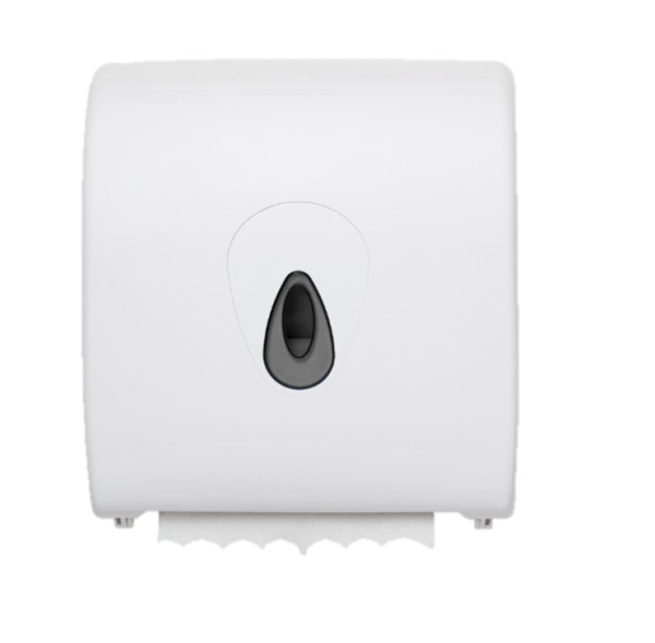 White towel roll dispenser from PlastiQline 14170