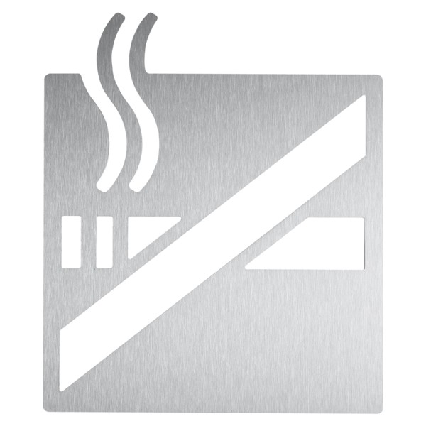 Wagner-EWAR AC440 Piktogramm Nichtraucher Edelstahl Zubehör Raucher Hinweisschild A-Line