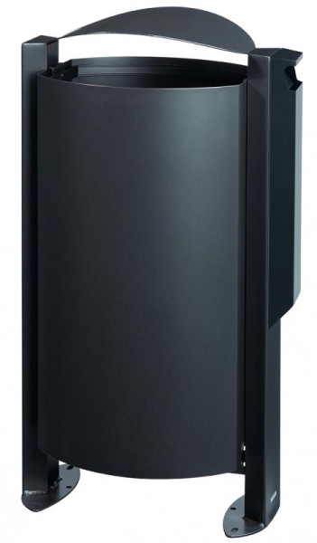 Rossignol Arkea free standing bin 100L with ashtray 3L available in 4 colours Rossignol 56275,56276,56279,56283