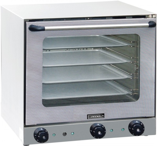 Casselin convection oven with humidity - stainless steel - with double glazed door Casselin  CFCV2