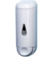 Seifenspender Mini aus Kunststoff in Weiß 0,17 Liter