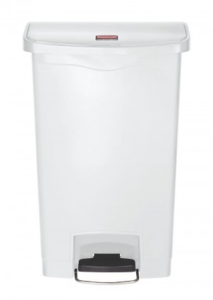 RUBBERMAID Slim Jim® Kunststoff-Tretabfallbehälter mit Pedal an der Breitseite 50 L Rubbermaid RU 1883458