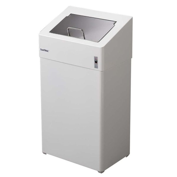 Dan Dryer Classic Design Hygienebox 10L aus gebürstetem Edelstahl mit Einwurfklappe Dan Dryer A/S 1413345