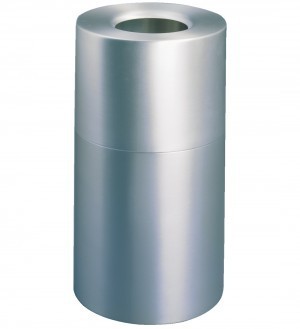 RUBBERMAID Atrium Aluminiumcontainer, Abfallbehälter 132,5 l Aluminium