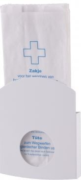 Dutch-Bins Sanitary bag dispenser for paper and plastic bags Dutch-bins 13062,13063