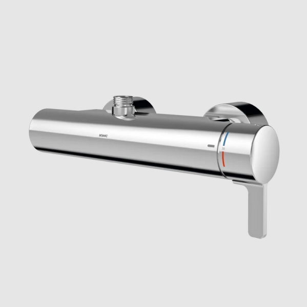 Thermostatic single-lever mixer wall mixer exposed installation for shower systems hygienic flushing F5LT2001