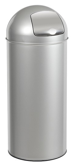 Rossignol push swing bin 45L made of anti-UV powder-coated steel or stainless steel Rossignol 57467,57469,59793,57468,57472,57473,57474,57421,57422,57423,57424