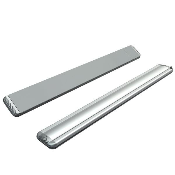 Ober- und Unterseiten Ansicht in der Farbe Extrudiertes/eloxiertes 6060 Aluminium