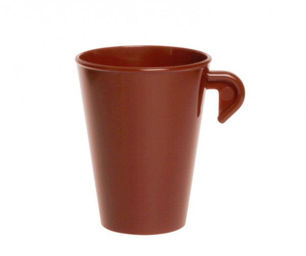 10 piece Espresso cup brown 0,2l SAN of plastic reusable Schorm GmbH 9095-1