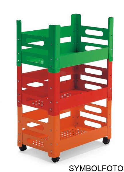 Graepel High Techclass PUB wardrobe section painted red - stackable Graepel Hightech K00042101