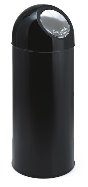 Waste bin with push lid and liner 55 litres   VB 470002