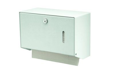 MediQo-line small lockable towel dispenser made of stainless steel or aluminium for wall mounting MediQo-line 8160,8165,8170