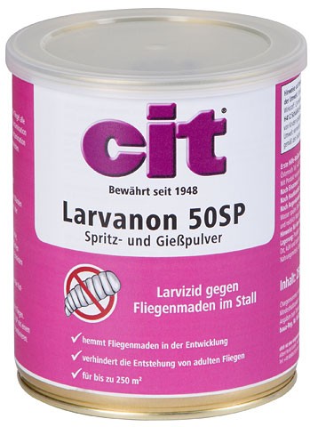 Cit Larvanon 50SP wasserlösliches Pulver zur Anwendung gegen Fliegenlarven geeignet für Rinder-, Schweine- und Geflügelställe