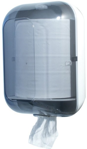 Paper towel dispenser MP 725 made of plastic in white/transparent Marplast S.p.A.  Maxi