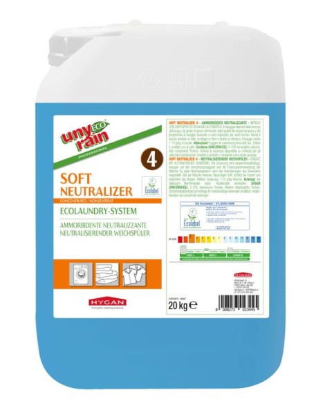 Fabric softener care effect Hygan Unyrain ECO Soft Neutralizer 20 kg canister 27162002