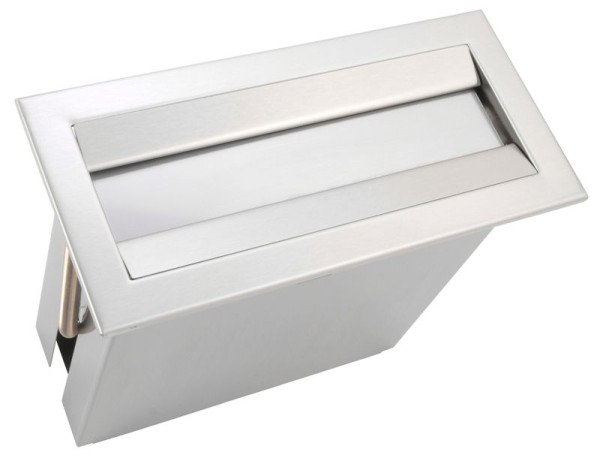 Table-mounted paper towel dispenser made of stainless steel for catering and industry Bobrick B-526