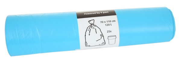 Waste bags 70x110x0.016, V-Part blue   Z70x110x0.016