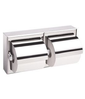 Bobrick B-6999/7 surface mounted stainless steel WC roll holder for 2 rolls Bobrick B-6999,B-9997